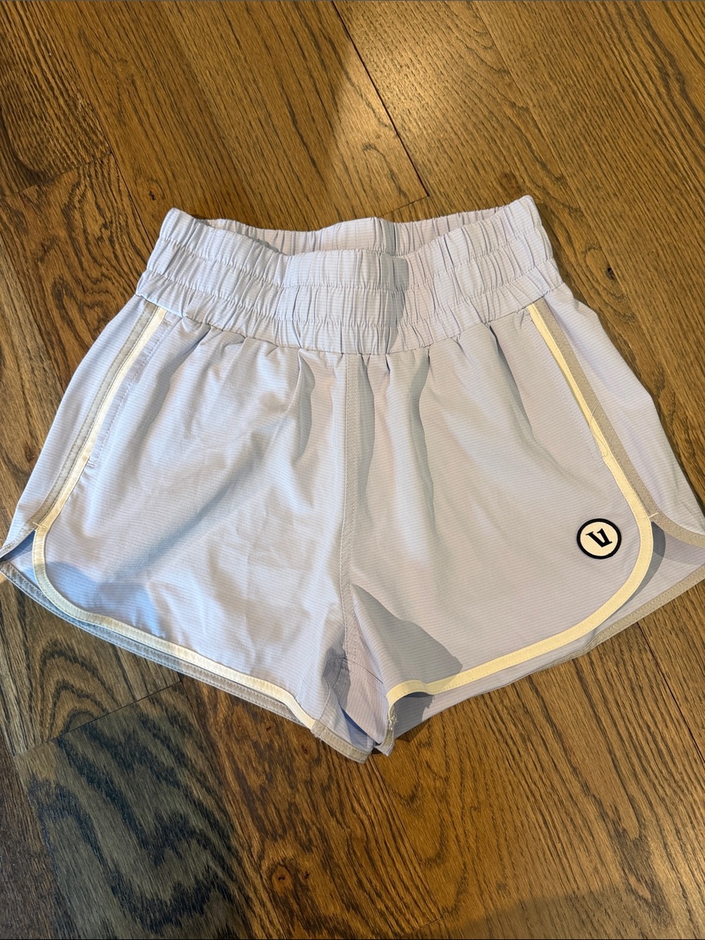 Vuori Light Blue Athletic Shorts with Elastic Waistband